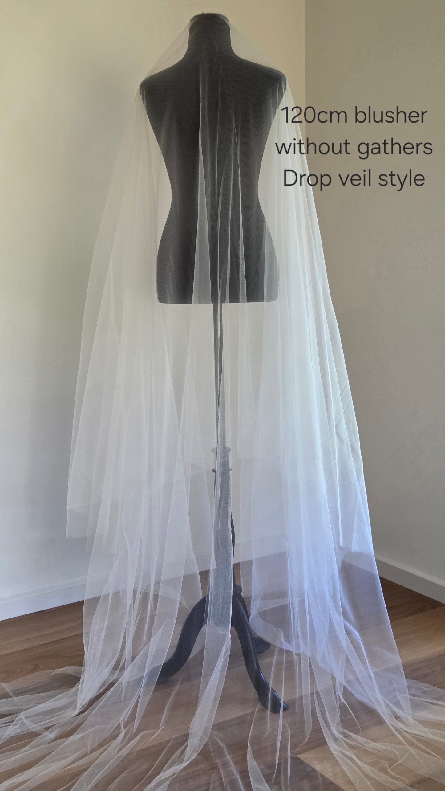Blusher Veil with long blusher