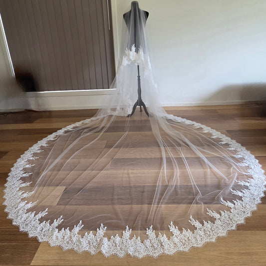 Custom veil for Daniella