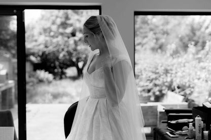 Blusher Veil with long blusher