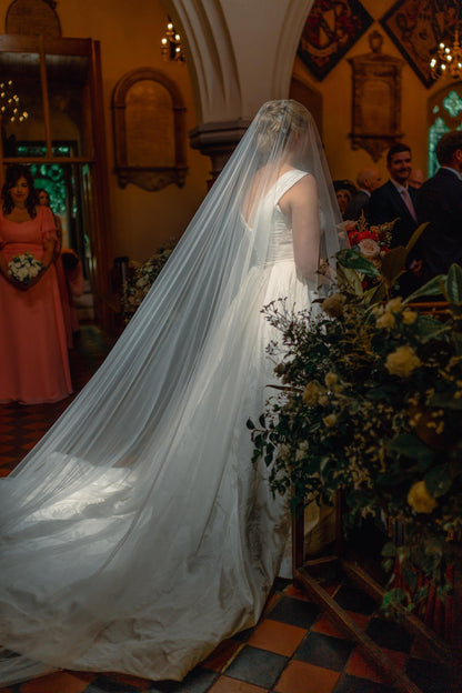 Blusher Veil with long blusher
