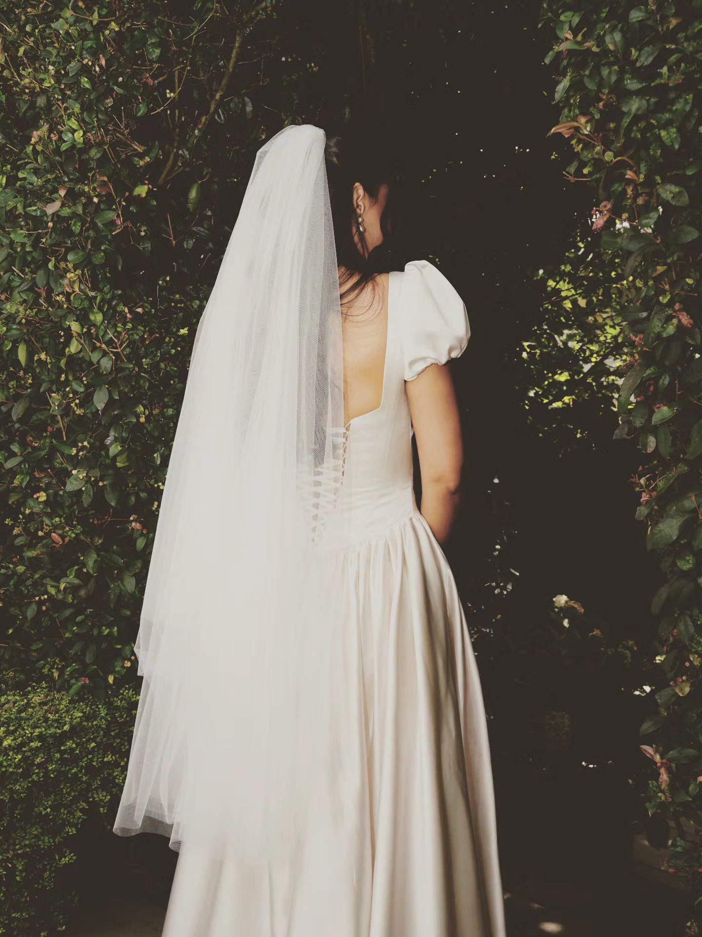 Blusher Veil with long blusher