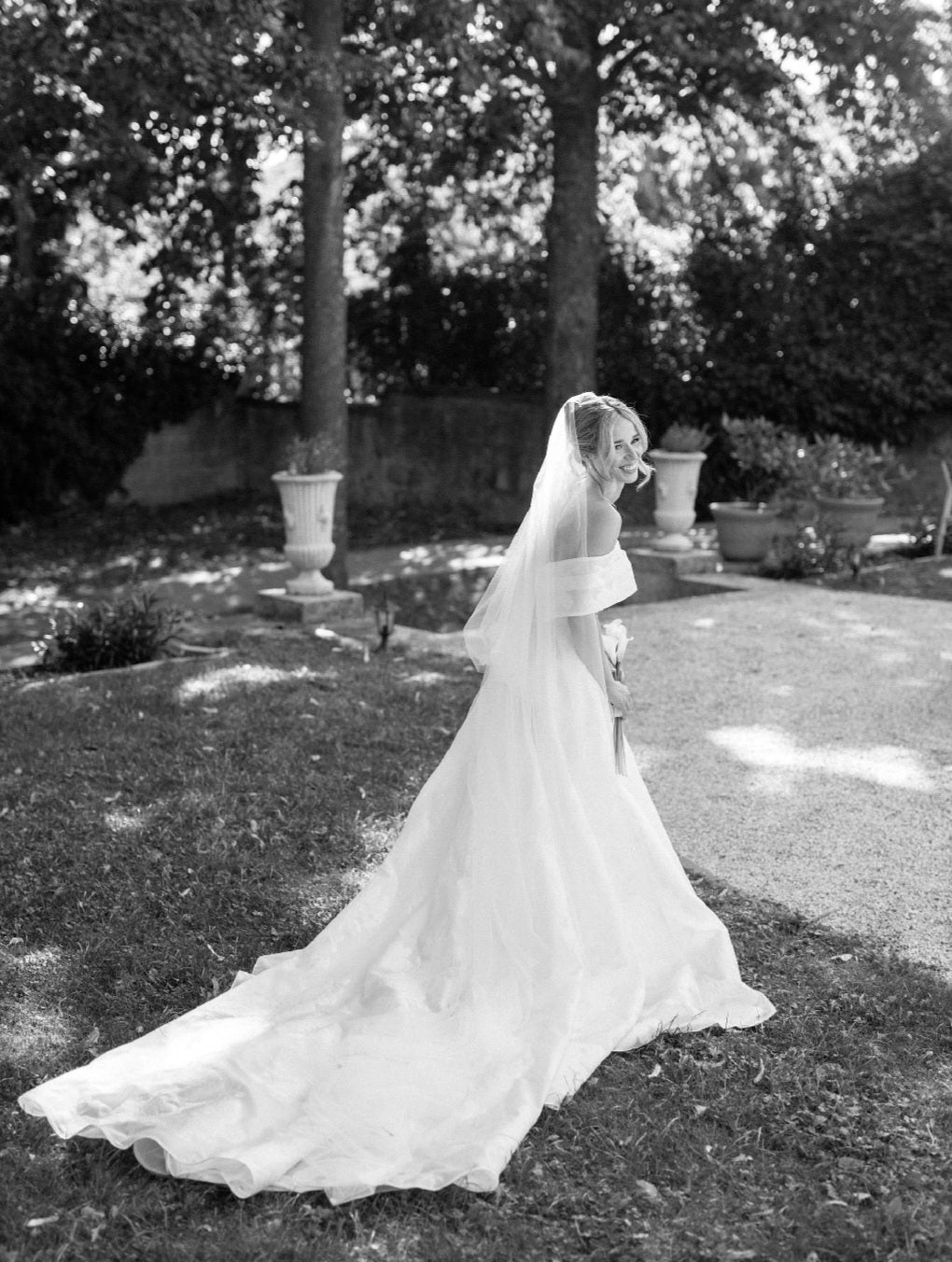 Blusher Veil with long blusher