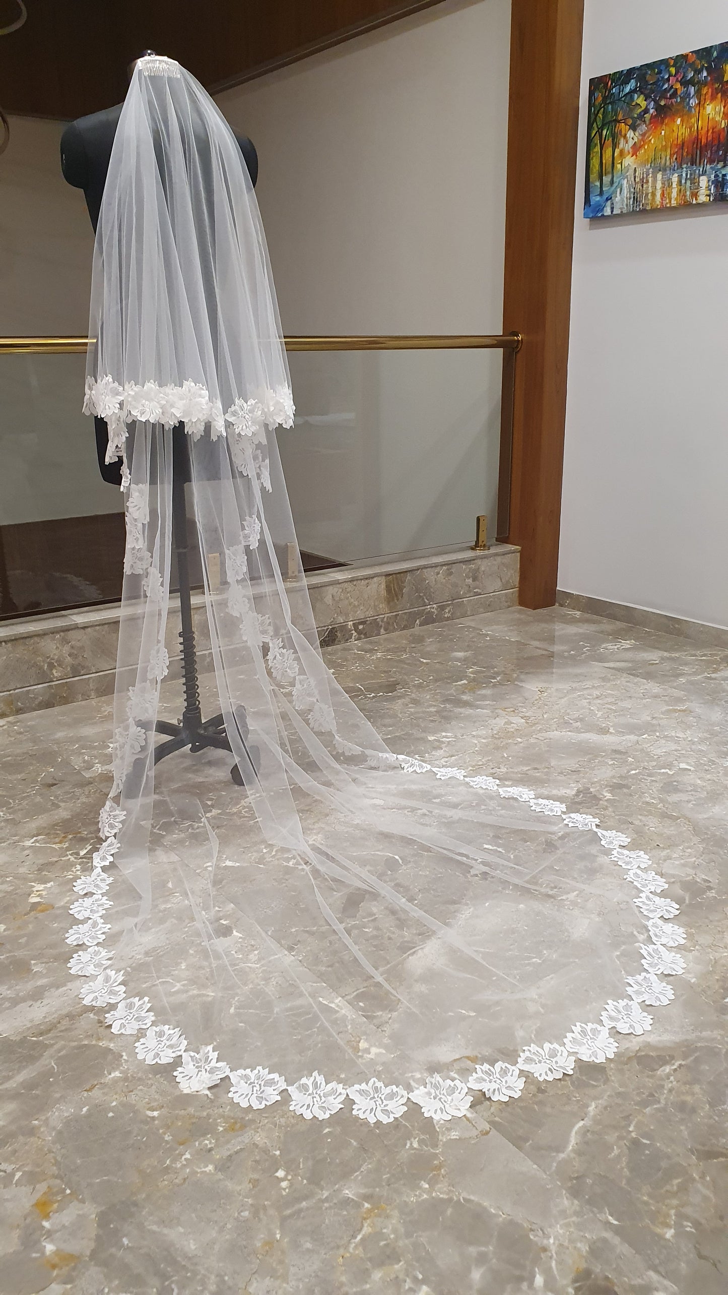Enfleuré - Lace wedding veil