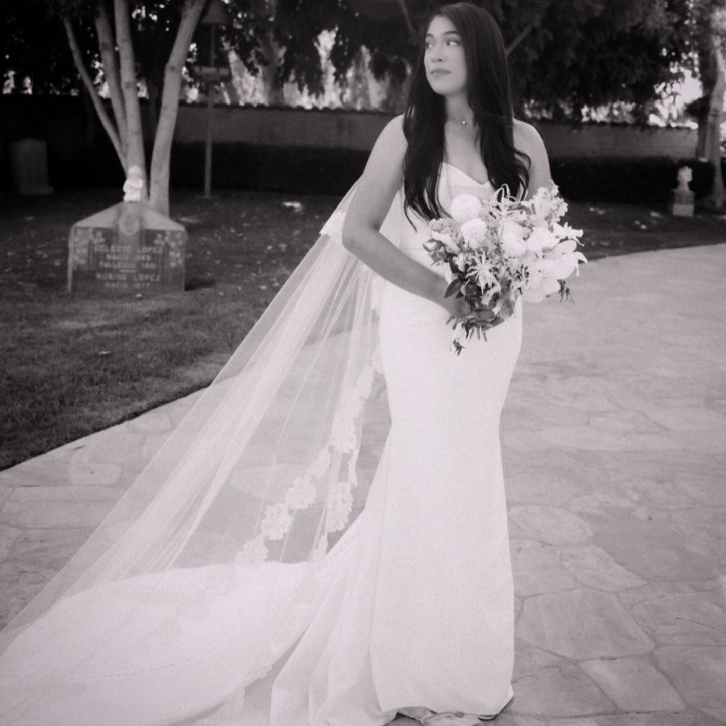 Enfleuré - Lace wedding veil
