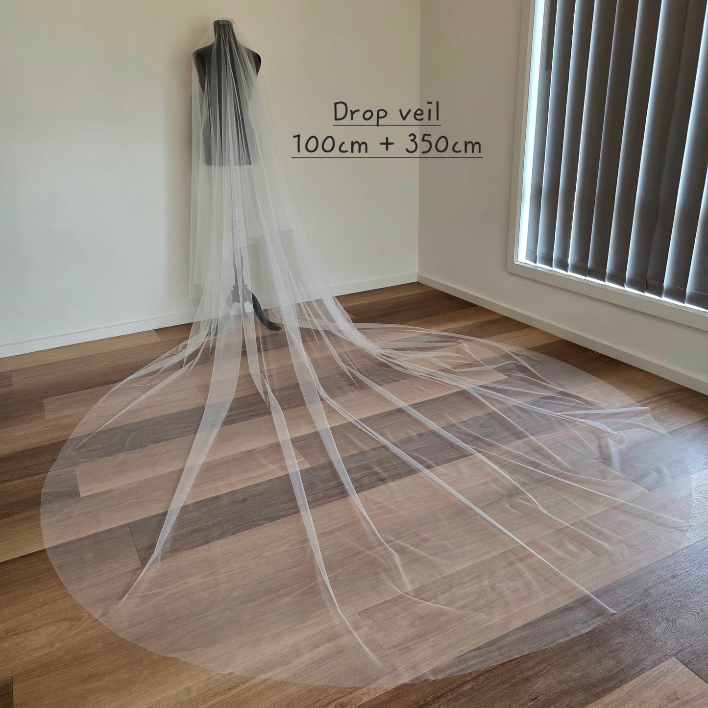 Blusher Veil with long blusher
